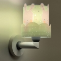 Dalber 61159H - Dječja zidna svjetiljka BUNNY 1xE27/60W/230V zelena