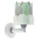 Dalber 61159H - Dječja zidna svjetiljka BUNNY 1xE27/60W/230V zelena