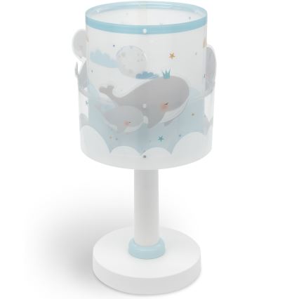 Dalber 61171T - Dječja lampica WHALE DREAMS 1xE14/8W/230V plava