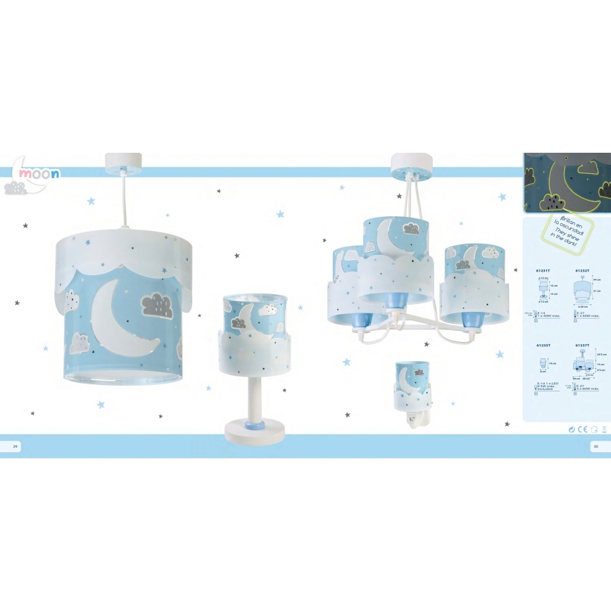 Dalber 61235T - LED Lampica za utičnicu MOON 1xE14/0,3W/230V