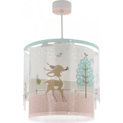 Dalber 61272 - Dječji luster LOVING DEER 1xE27/60W/230V