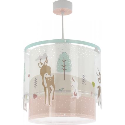 Dalber 61272 - Dječji luster LOVING DEER 1xE27/60W/230V