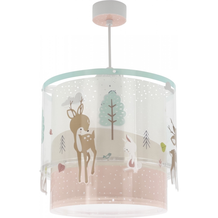 Dalber 61272 - Dječji luster LOVING DEER 1xE27/60W/230V