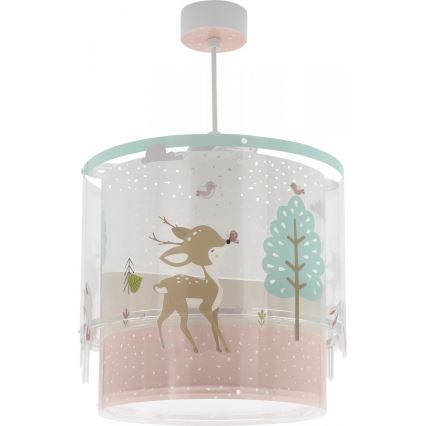 Dalber 61272 - Dječji luster LOVING DEER 1xE27/60W/230V