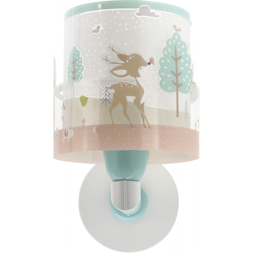 Dalber 61279 - Dječja zidna svjetiljka LOVING DEER 1xE27/60W/230V