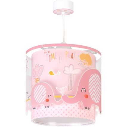 Dalber 61332S - Dječji luster LITTLE ELEPHANT 1xE27/60W/230V
