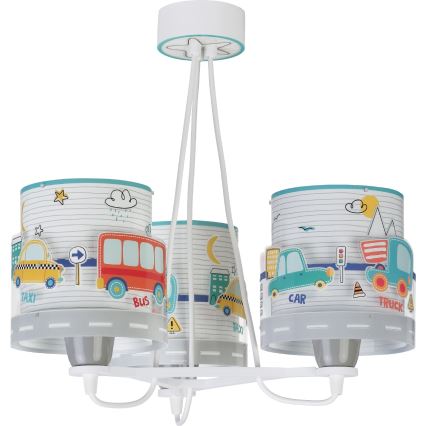 Dalber 61687 - Dječji luster BABY TRAVEL 3xE27/60W/230V