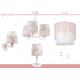 Dalber 61719S - Dječja zidna svjetiljka SWEET LOVE 1xE27/60W/230V ružičasta