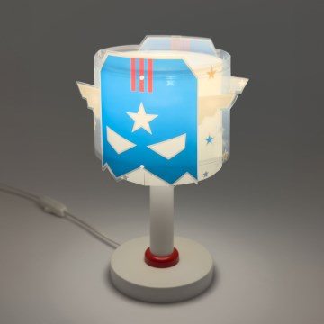Dalber 61811 - Dječja lampa BLUE HERO 1xE14/8W/230V