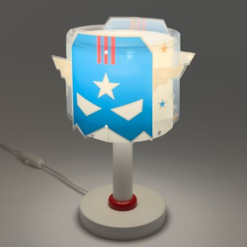 Dalber 61811N - LED dječja lampica BLUE HERO 1xG4/4W/230V bijela/plava