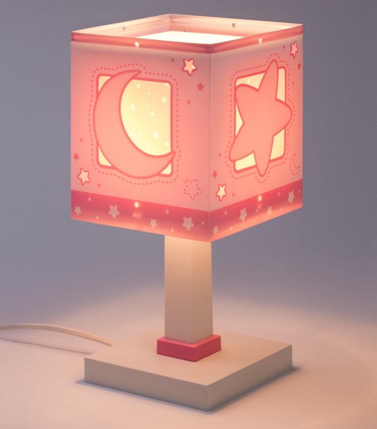 Dalber 63231NS - LED dječja lampica MOONLIGHT 1xG4/4W/230V ružičasta