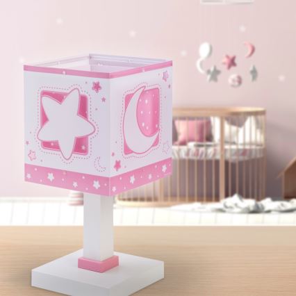 Dalber 63231NS - LED dječja lampica MOONLIGHT 1xG4/4W/230V ružičasta