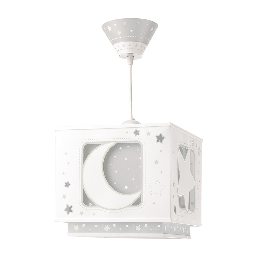 Dalber 63232E - Dječji luster MOON LIGHT 1xE27/60W/230V