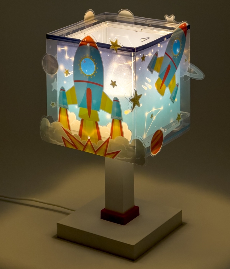 Dalber 63351N - LED dječja lampica ROCKET 1xG4/4W/230V šarena