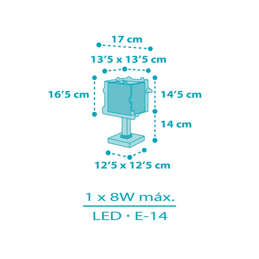Dalber 63351N - LED dječja lampica ROCKET 1xG4/4W/230V šarena