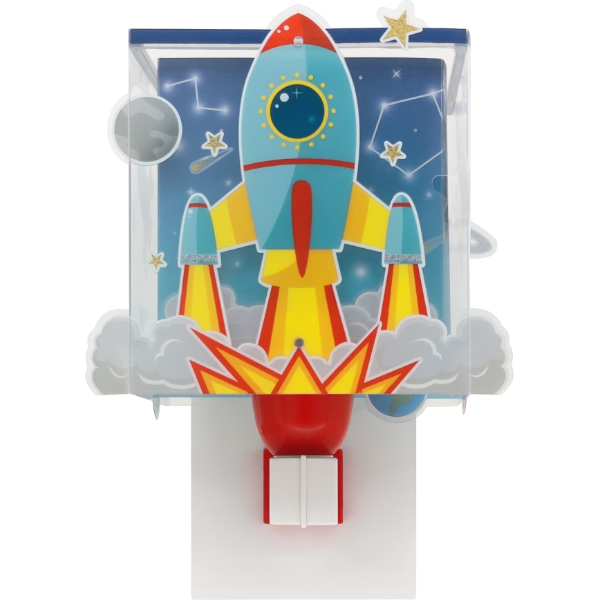 Dalber 63359 - Dječja zidna svjetiljka ROCKET 1xE27/15W/230V