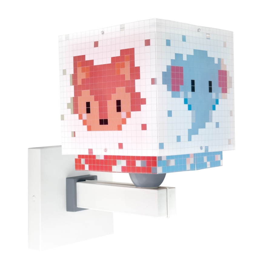 Dalber 63379 - Dječja zidna svjetiljka LITTLE PIXEL 1xE27/15W/230V