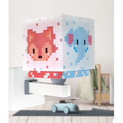 Dalber 63379 - Dječja zidna svjetiljka LITTLE PIXEL 1xE27/15W/230V