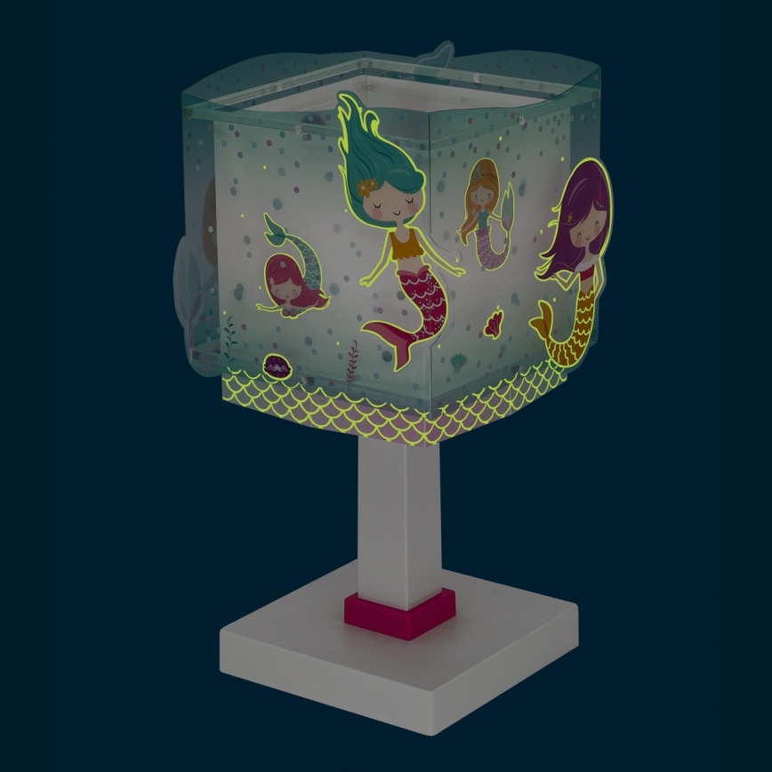 Dalber 63441N - LED dječja noćna lampica MERMAIDS 1xG4/4W/230V u veselim bojama