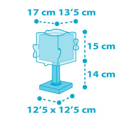 Dalber 63471 - Dječja lampica BABY SHARK 1xE14/60W/230V