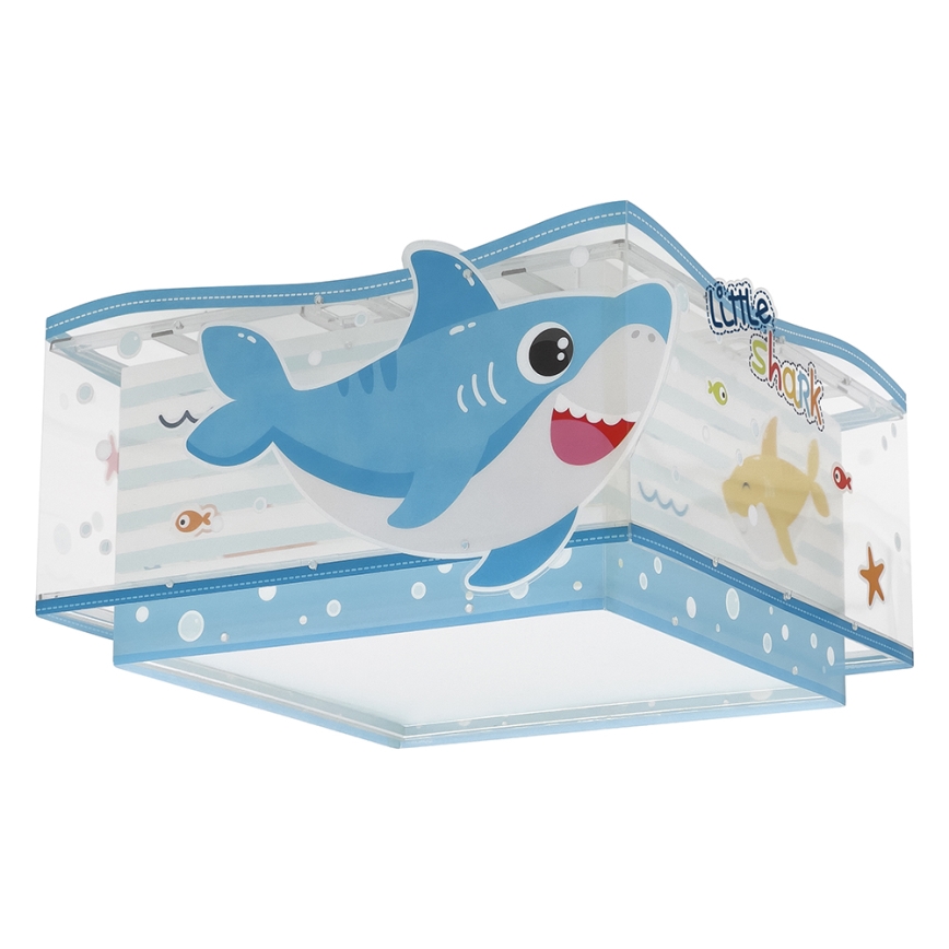 Dalber 63476 - Dječja stropna svjetiljka BABY SHARK 2xE27/60W/230V