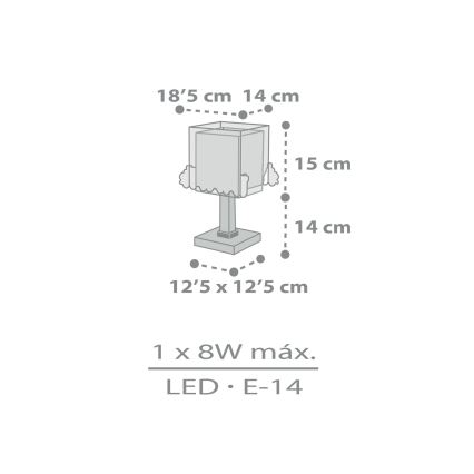 Dalber 63531N - LED dječja lampica TRAIN 1xG4/4W/230V šarena