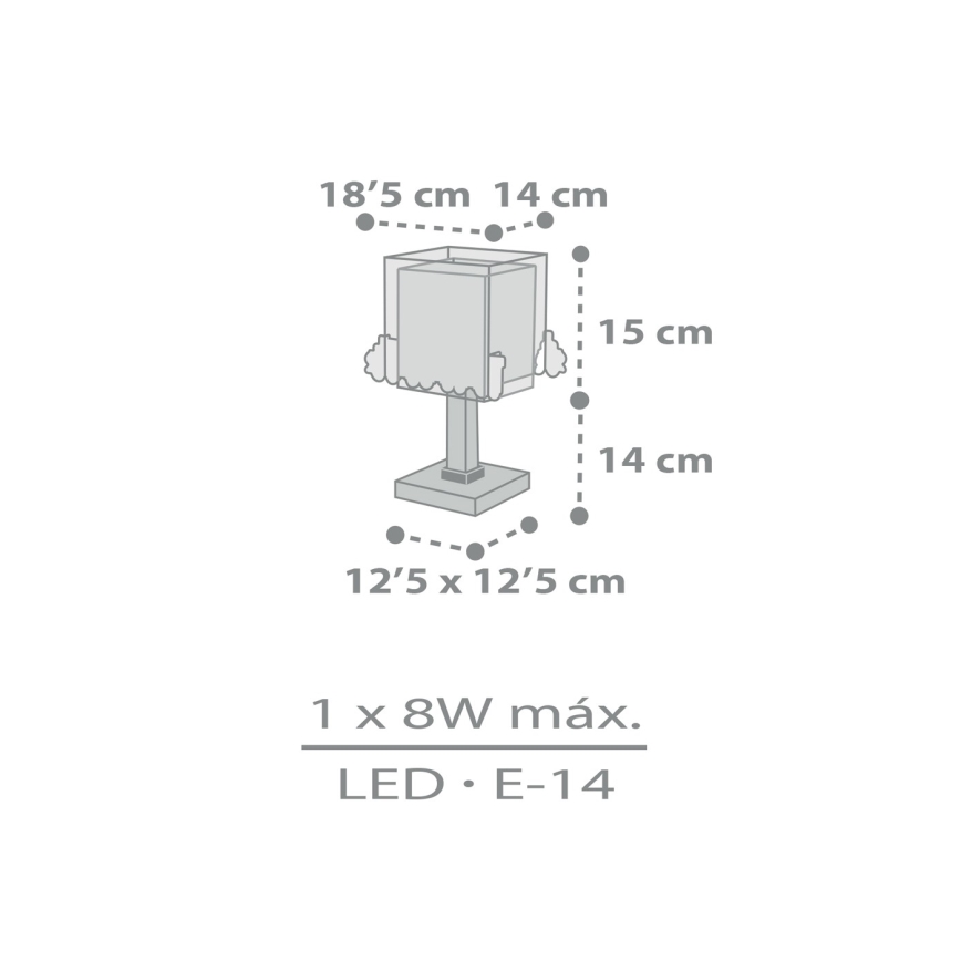 Dalber 63531N - LED dječja lampica TRAIN 1xG4/4W/230V šarena