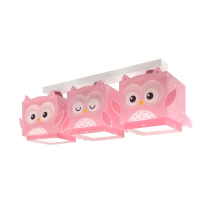 Dalber 64483 - Dječja stropna svjetiljka LITTLE FRIENDS 3xE27/15W/230V