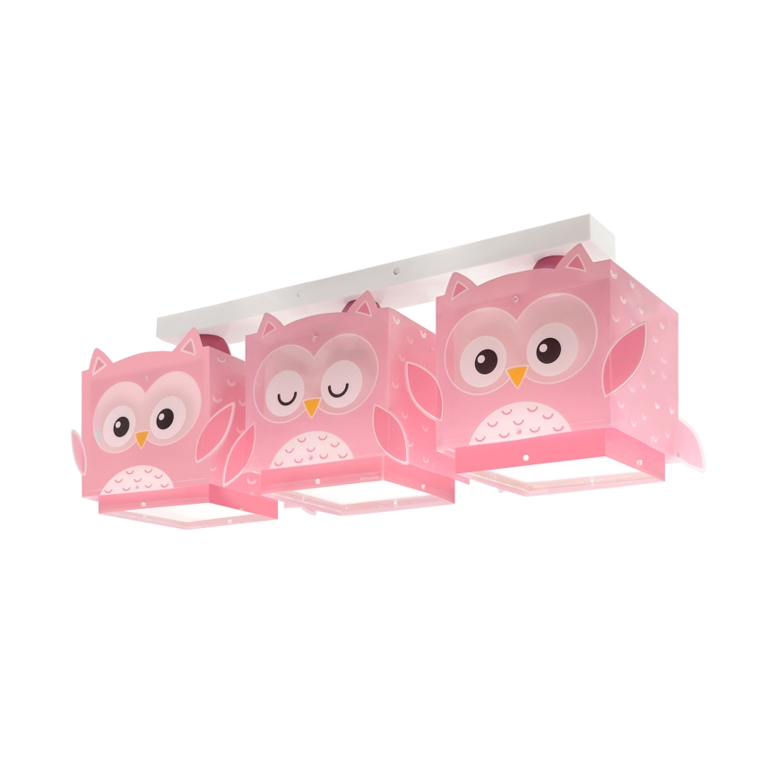 Dalber 64483 - Dječja stropna svjetiljka LITTLE FRIENDS 3xE27/15W/230V