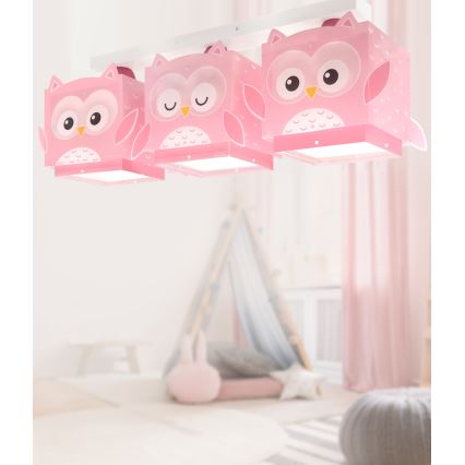 Dalber 64483 - Dječja stropna svjetiljka LITTLE FRIENDS 3xE27/15W/230V