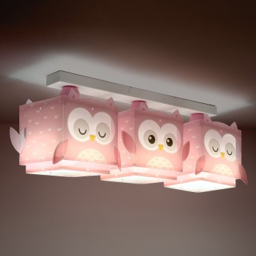 Dalber 64483 - Dječji stropni luster LITTLE FRIENDS 3xE27/15W/230V