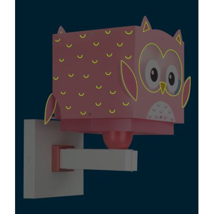 Dalber 64489 - Dječja zidna svjetiljka LITTLE FRIENDS 1xE27/15W/230V