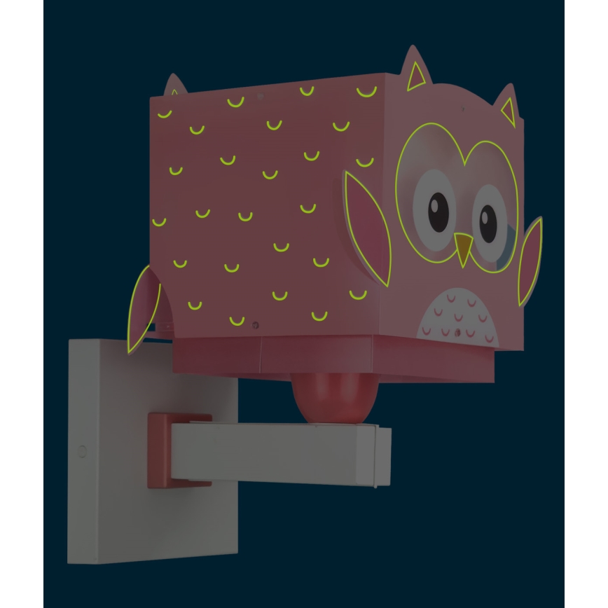 Dalber 64489 - Dječja zidna svjetiljka LITTLE FRIENDS 1xE27/15W/230V