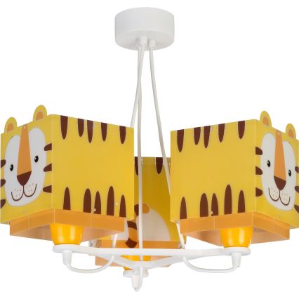 Dalber 64567 - Dječji luster LITTLE TIGER 3xE27/60W/230V