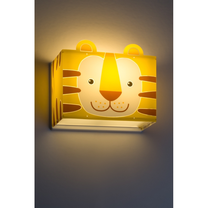 Dalber 64568 - Dječja zidna svjetiljka LITTLE TIGER 1xE27/60W/230V