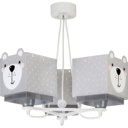 Dalber 64577 - Dječji luster LITTLE TEDDY 3xE27/60W/230V