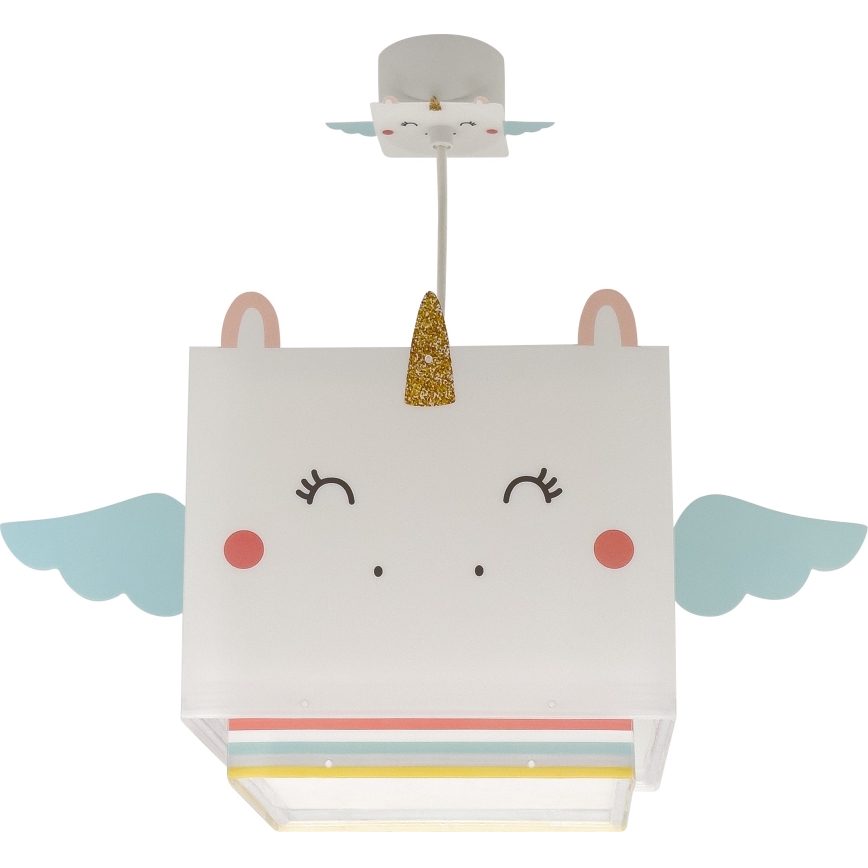 Dalber 64592 - Dječji luster LITTLE UNICORN 1xE27/15W/230V