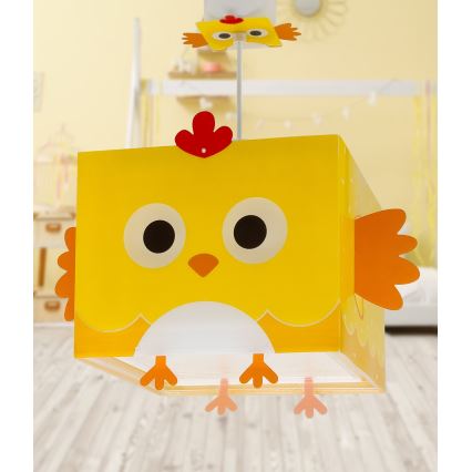 Dalber 64642 - Dječji luster LITTLE CHICKEN 1xE27/15W/230V