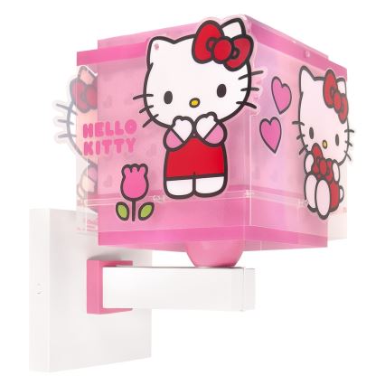 Dalber 73269 - Dječja zidna svjetiljka HELLO KITTY 1xE27/15W/230V ružičasta