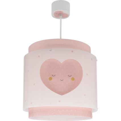 Dalber 76012S - Dječji luster BABY DREAMS 1xE27/15W/230V ružičasta