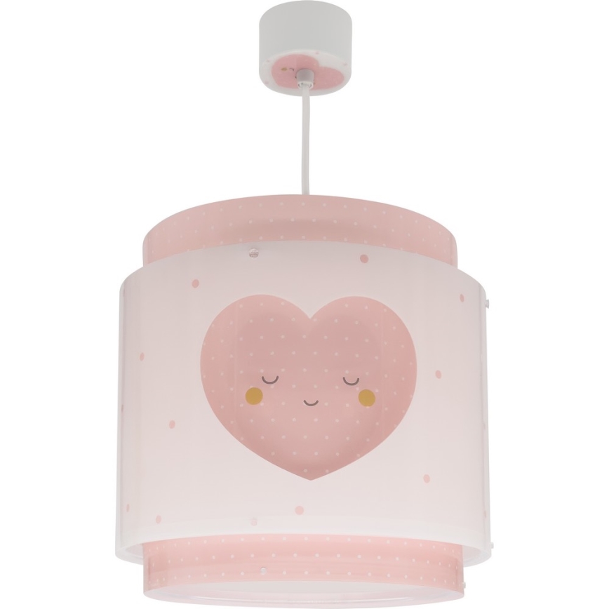 Dalber 76012S - Dječji luster BABY DREAMS 1xE27/15W/230V ružičasta