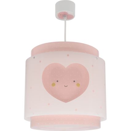 Dalber 76012S - Dječji luster BABY DREAMS 1xE27/15W/230V ružičasta