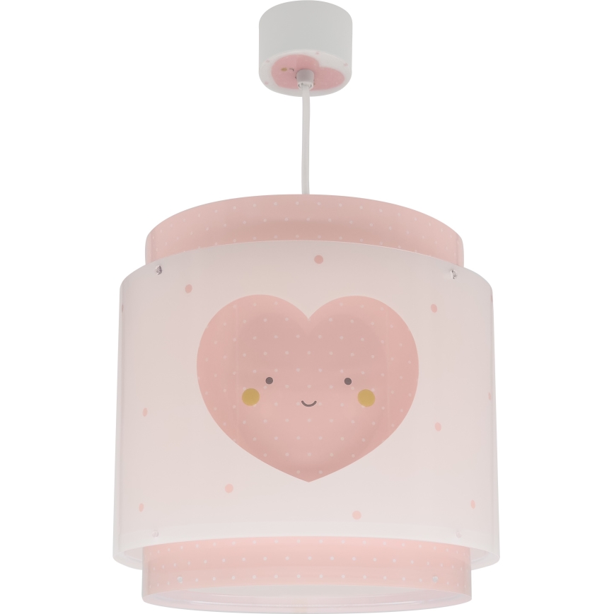Dalber 76012S - Dječji luster BABY DREAMS 1xE27/15W/230V ružičasta