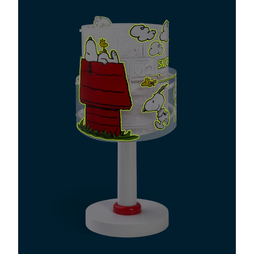 Dalber 76301 - LED dječja lampica SNOOPY 1xG4/4W/230V bijela/crvena