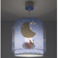 Dalber 76632 - Dječji luster MOON DREAMS 1xE27/15W/230V plavi