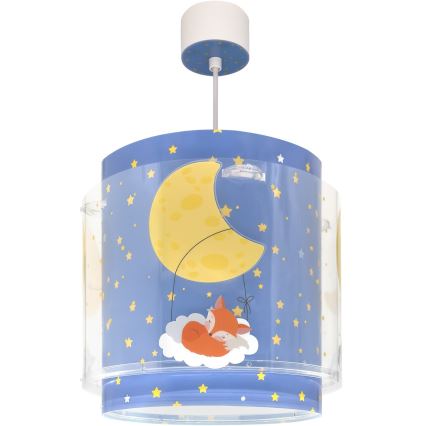 Dalber 76632 - Dječji luster MOON DREAMS 1xE27/15W/230V plavi