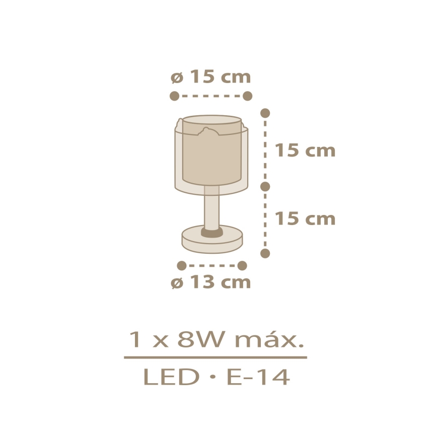 Dalber 76871 - Dječja lampica BABY CHICK 1xE14/8W/230V