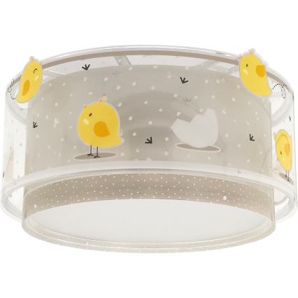 Dalber 76876 - Dječja stropna svjetiljka BABY CHICK 2xE27/15W/230V