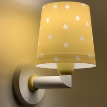 Dalber 82219A - Dječja zidna svjetiljka STAR LIGHT 1xE27/60W/230V žuta