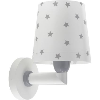 Dalber 82219B - Dječja zidna svjetiljka STAR LIGHT 1xE27/60W/230V bijela